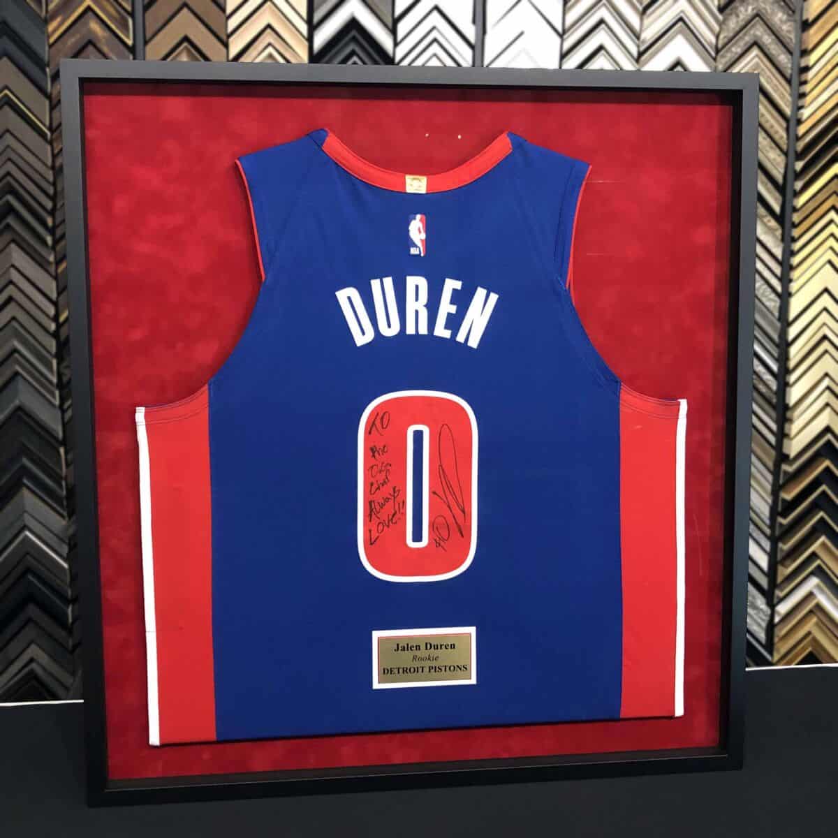Sports Memorabilia And Jersey Framing Florida Frame Shop